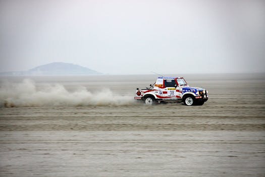 Jeep rock crawling competition