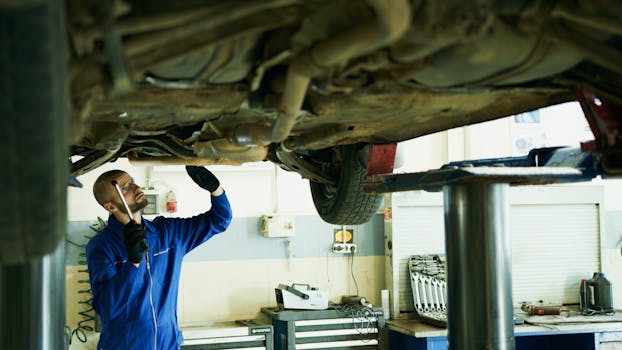 Jeep Under Maintenance